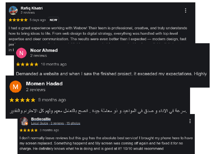 Google Reviews service