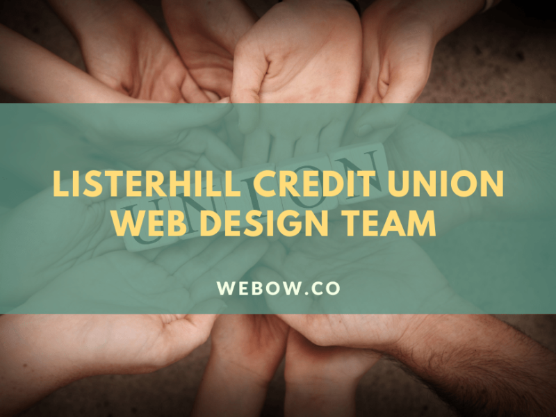 listerhill credit union web design team