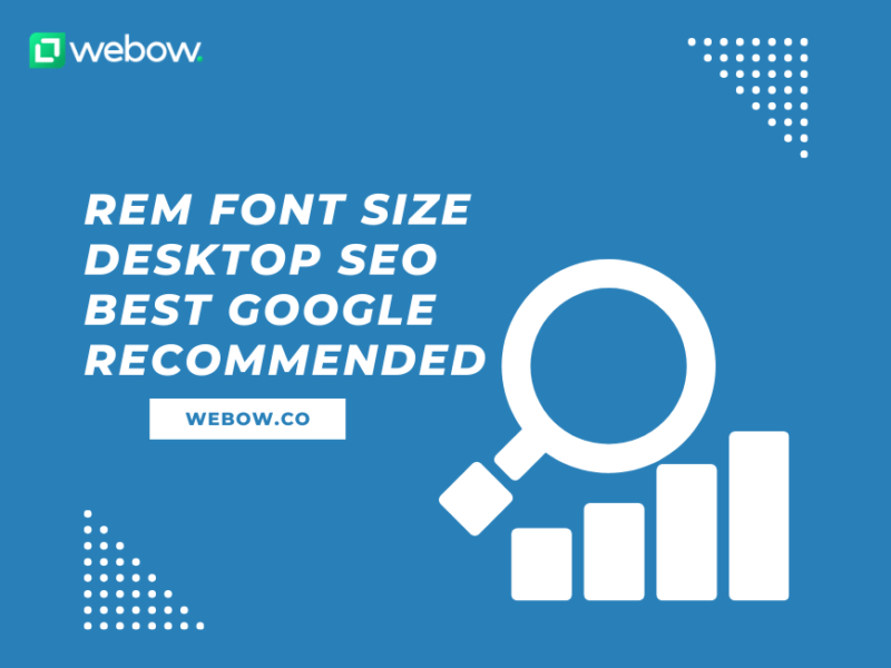 rem font size desktop seo best google recommended